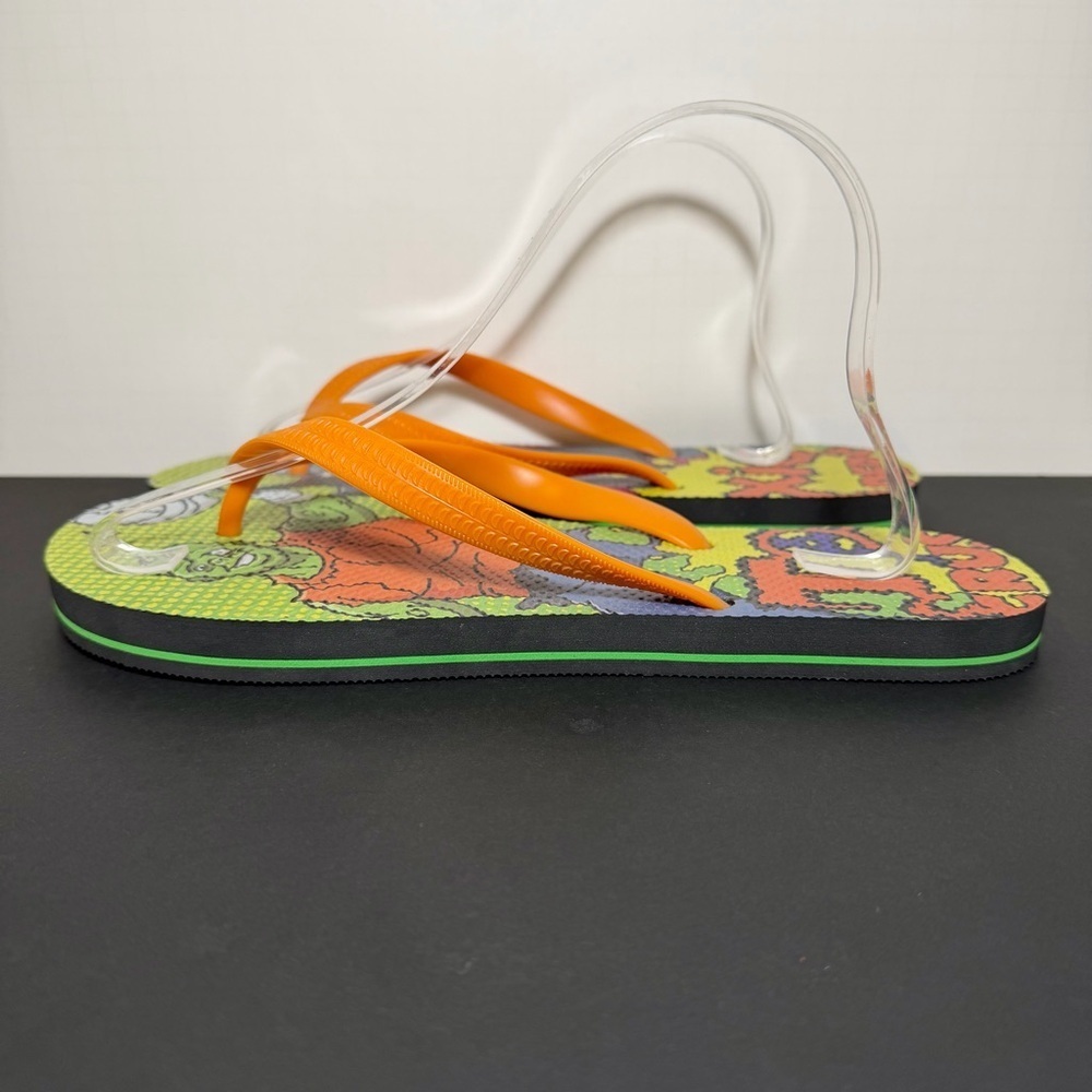 Mens Big Herc x TOXIC CRUSADERS Flip Flop Sandals 1 of 100 / Size 12 - Picture 3 of 8